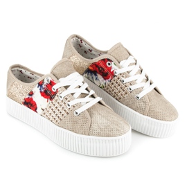 Kylie Zapatillas de mujer en la plataforma. marrón 1 Kylie Zapatillas de mujer en la plataforma. marrón 1