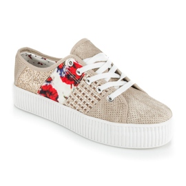 Kylie Zapatillas de mujer en la plataforma. marrón 2