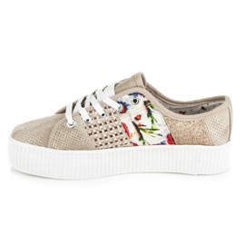 Kylie Zapatillas de mujer en la plataforma. marrón 3