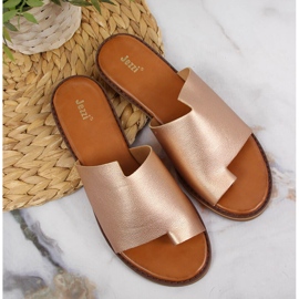 Chanclas de mujer doradas Jezzi dorado 4