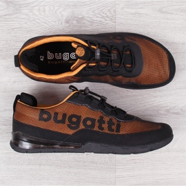 Zapatos deportivos de hombre, sin cordones Bugatti JJ153032 marrón 4