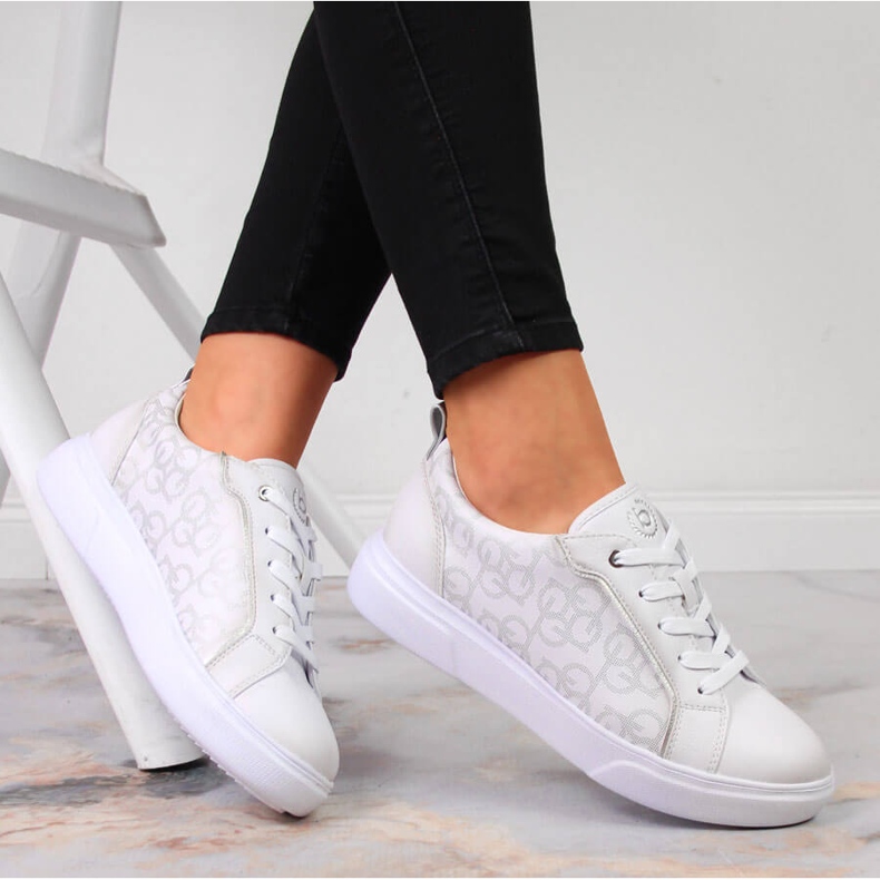 Zapatillas deportivas para mujer zapatillas blancas Bugatti JJ253151 blanco 1