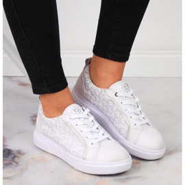 Zapatillas deportivas para mujer zapatillas blancas Bugatti JJ253151 blanco 6