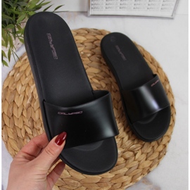 Chanclas piscina mujer Calypso negro 4
