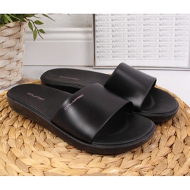 Chanclas piscina mujer Calypso negro 6