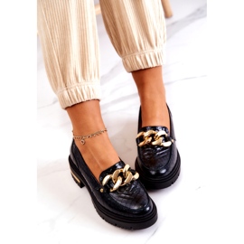 PA2 Mocasines Mujer Mocasines Piel Negro Mollie 4