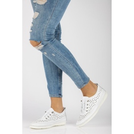 Zapatos de piel Filippo DP2135/21 Wh blanco 2