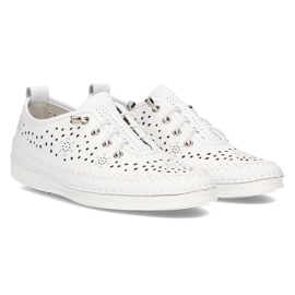 Zapatos de piel Filippo DP2135/21 Wh blanco 3
