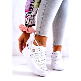 S.Barski Deportivas De Mujer En Piel Deportivas Blancas Loissa blanco plata 1