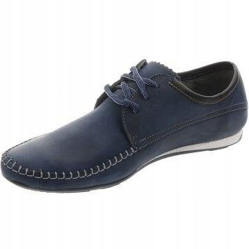 Lemar Mocasines de hombre con cordones 872 azul marino 1 Lemar Mocasines de hombre con cordones 872 azul marino 1