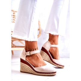 Seastar Alpargatas De Mujer Con Cuña Beige Tamarill 2