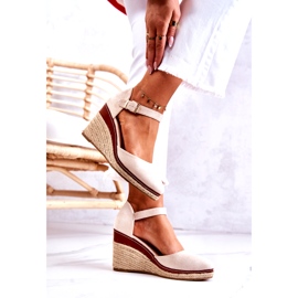 Seastar Alpargatas De Mujer Con Cuña Beige Tamarill 3