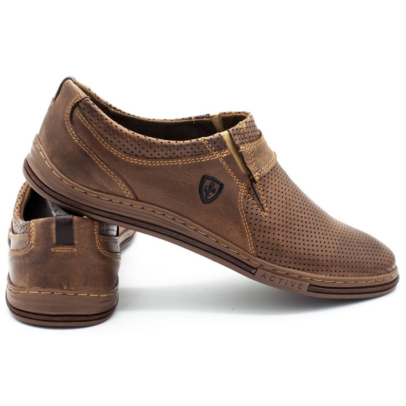 Polbut Zapatos de hombre piel 362 Per Brown marrón 3