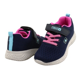 NEWS NOVEDADES Deportivas velcros 22DZ23-4843-M Azul marino rosa 4