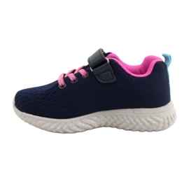 NEWS NOVEDADES Deportivas velcros 22DZ23-4843-M Azul marino rosado 2