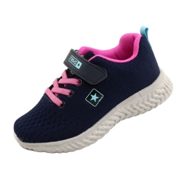 NEWS NOVEDADES Deportivas velcros 22DZ23-4843-M Azul marino rosa 5