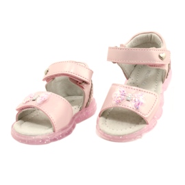 Evento Sandalias de niñas con un arco 22Z23-4780 PINK rosado 3