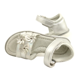 Evento Sandalias de niñas con flores 22Z23-4792 Plata 6