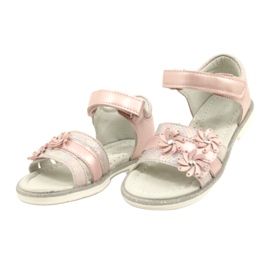 Evento Sandalias de niñas con flores decorativas 22d23-4792 Rosa rosado 3