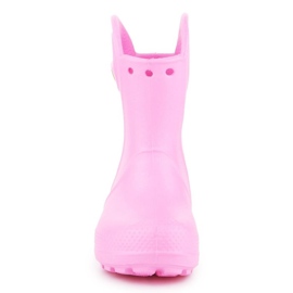 Bota de lluvia Crocs Handle It para niños 12803-612 rosa 2