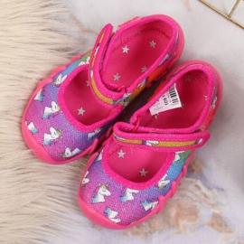 Bailarina velcro rosa Jr. Befado rosado 4