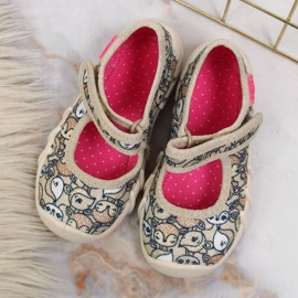 Bailarina con velcro beige Jr. Befado 4