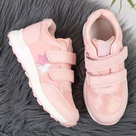Deportivas Jr American Club Velcro Rosa rosado 4
