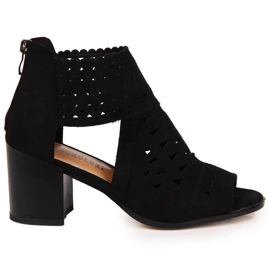T.Sokolski Sandalias mujer negras caladas de T. Sokolski 4
