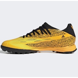 Botas de fútbol Adidas X Speedflow Messi.3 Tf M GW7423 amarillo amarillos 1