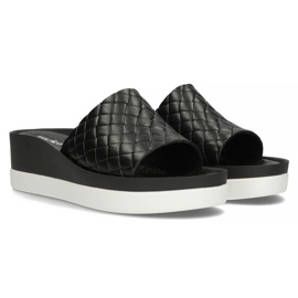 Babuchas de piel Filippo 40245 negro 5