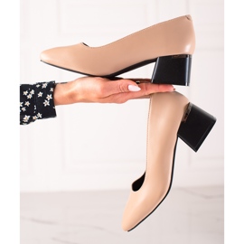 Elegantes salones en piel La.Fi beige 1