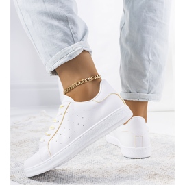 Deportivas Koho blancas y amarillas blanco 2