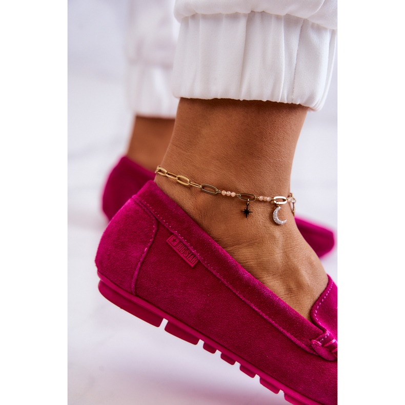 Mocasines Mujer Ante Big Star JJ274656 Fucsia rosa 3