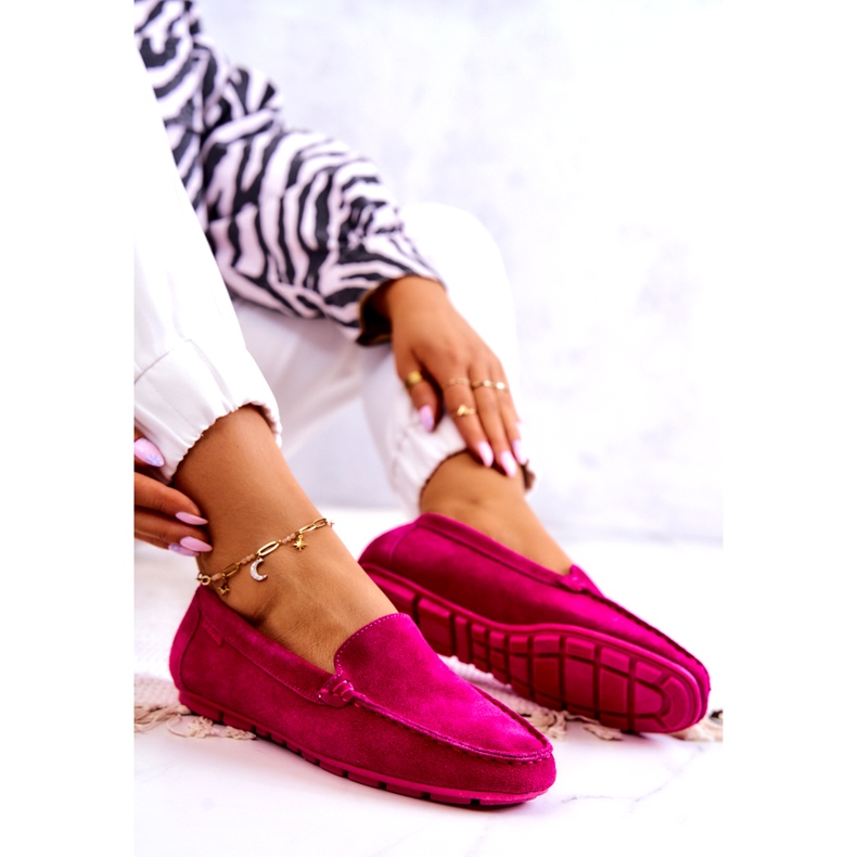 Mocasines Mujer Ante Big Star JJ274656 Fucsia rosa 5