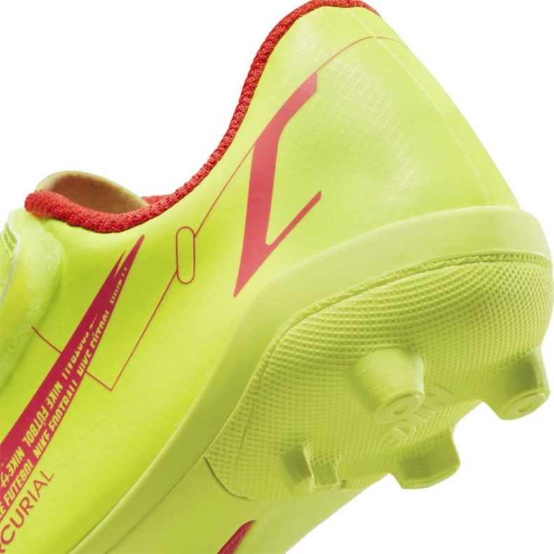 Zapatillas de fútbol Nike Mercurial Vapor 14 Club Mg Jr CV0833-760 amarillos 2