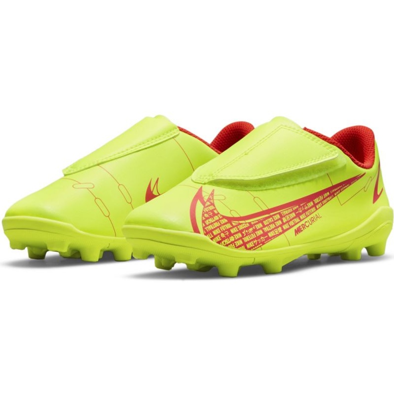 Zapatillas de fútbol Nike Mercurial Vapor 14 Club Mg Jr CV0833-760 amarillos 4
