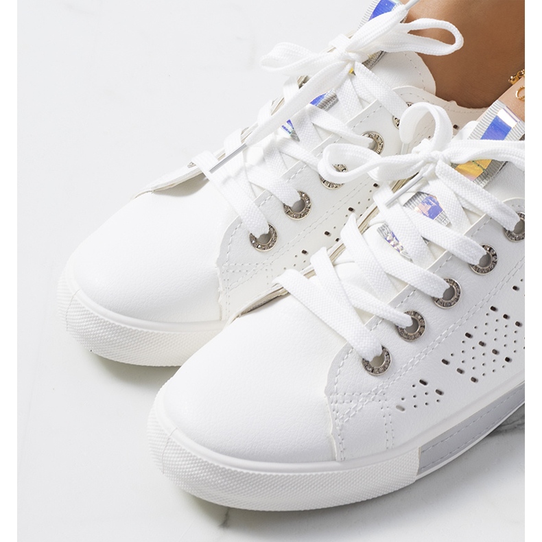 Deportivas de mujer Impi en blanco y gris 1