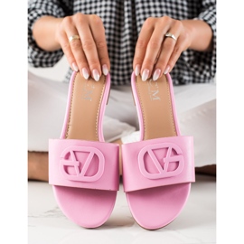 Cm Paris Chanclas casuales de moda rosado 1