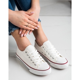 TRENDI Zapatillas blancas blanco 2