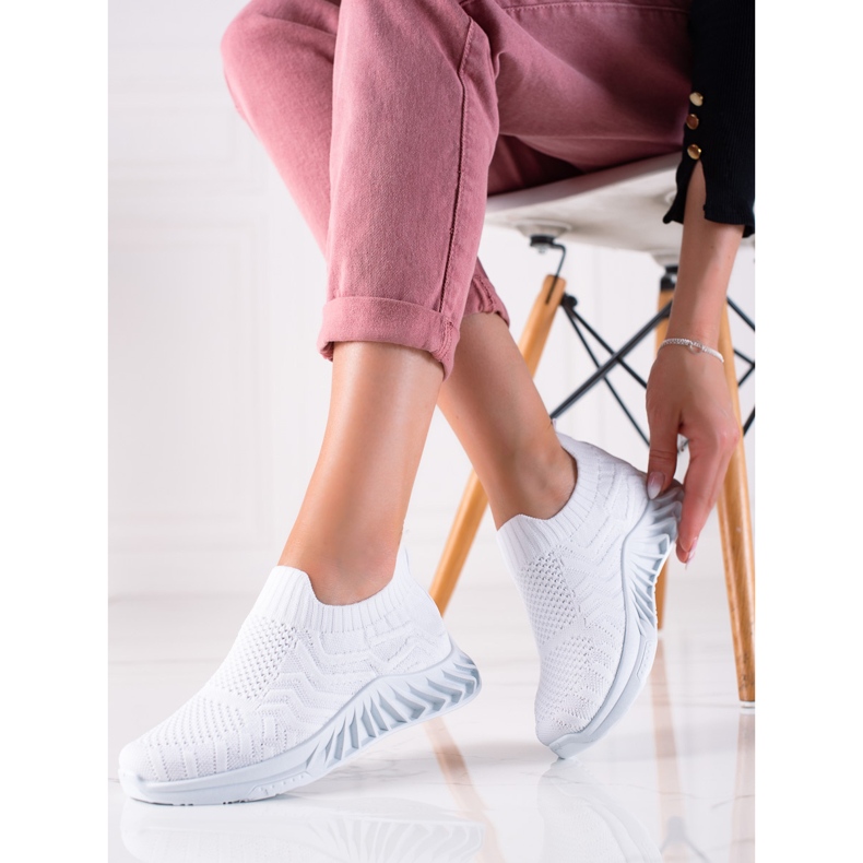 J. Star Calzado deportivo sin cordones blanco 1