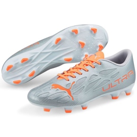 Puma Ultra 4.4 FG / AG M 106700 01 botas de fútbol gris plata 1 Puma Ultra 4.4 FG / AG M 106700 01 botas de fútbol gris plata 1