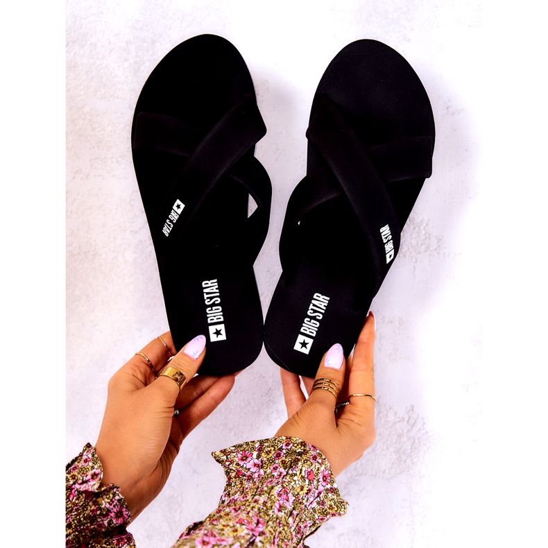 Pantuflas mujer espuma Big Star JJ274A338 Negro 3 Pantuflas mujer espuma Big Star JJ274A338 Negro 3