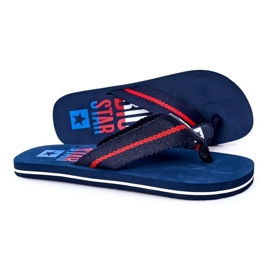 Chanclas Hombre Big Star FF174478 Azul marino 4