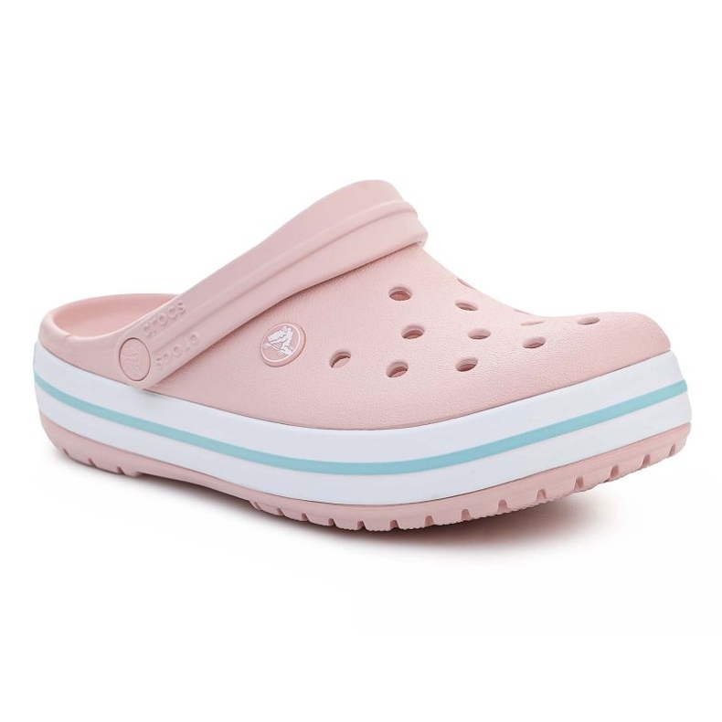 Pantuflas Crocs Crocband 11016-6SR rosado 1