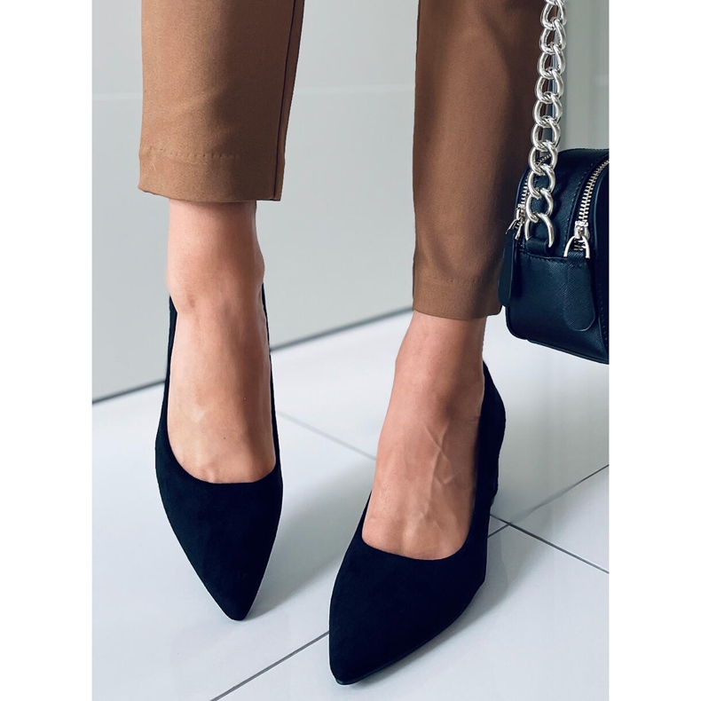 Bombas en tacones Mindy Black negro 1