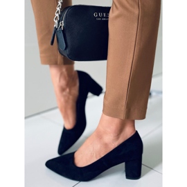 Bombas en tacones Mindy Black negro 3