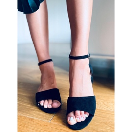 Sandalia tacón Úrsula Negro 1