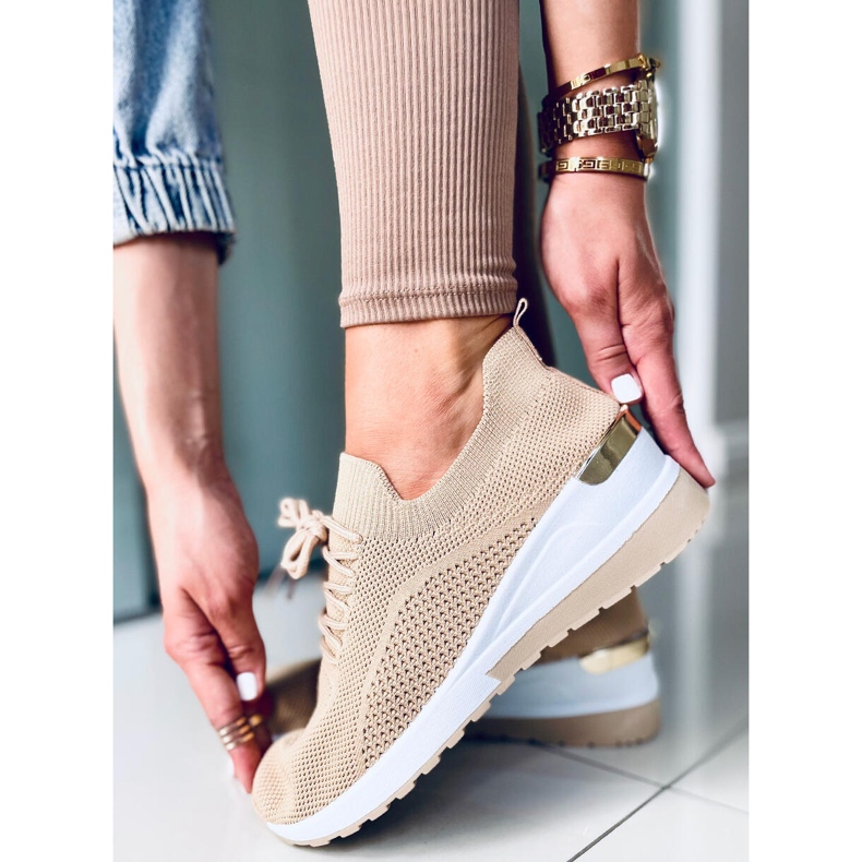 Calcetines Faggio Khaki calcetines beige 2