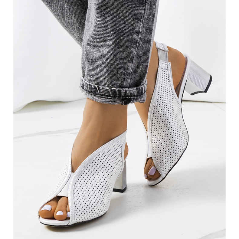 Sandalias Rush plateadas caladas plata 1 Sandalias Rush plateadas caladas plata 1