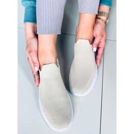 Deportiva calcetín Bloom Beige 4